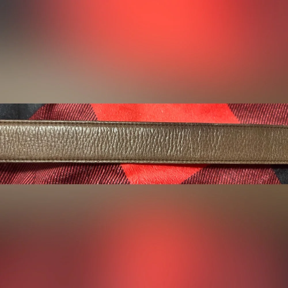 Vintage Christian Dior brown belt. Can be unisex!